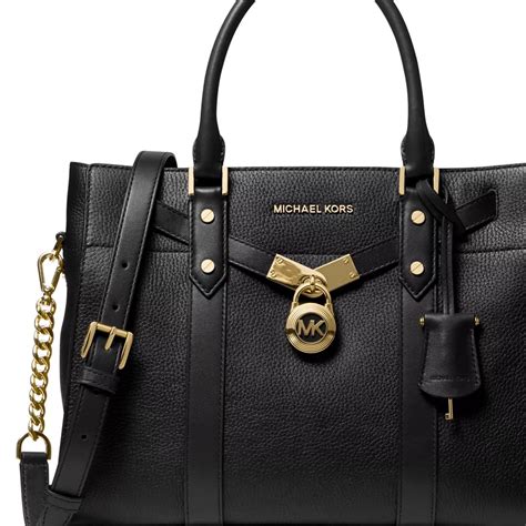 michael michael kors nouveau hamilton large pebbled leather|Amazon.com: Michael Kors Hamilton Handbags.